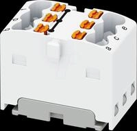 PHOE 3002778 - Verteilerblock PTFIX, 6X1,5, wei&szlig;