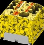 PHOE 3273876 - Verteilerblock PTFIX, 10/6X4, schwarz/gelb