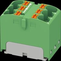 PHOE 3273798 - Verteilerblock PTFIX, 6X4, gr&uuml;n