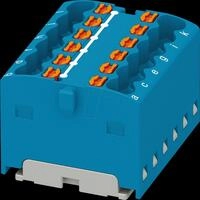 PHOE 3002865 - Verteilerblock PTFIX, 12x1,5, blau