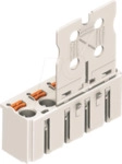 WAGO 2092-3104 - 1-Leiter-Federleiste, 4-polig, bis 2,5 mm&sup2;