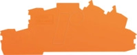 WAGO 2203-6692 - Abschluss- und Zwischenplatte, 0,8 mm dick, orange