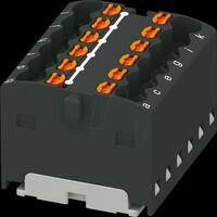 PHOE 3002782 - Verteilerblock PTFIX, 12x1,5, schwarz