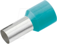 CIMCO 187205 - Aderendh&uuml;lse isoliert 0,34 mm&sup2;/8 mm, verzinnt, t&uuml;rkis, 100er Pac