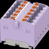 PHOE 3002785 - Verteilerblock PTFIX, 12x1,5, violett