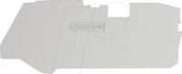 WAGO 2110-1291 - Abschluss- und Zwischenplatte, 1 mm, grau