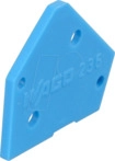 WAGO 236-400 - Abschlussplatte blau