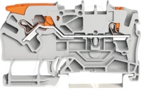 WAGO 2102-5201 - 2-Leiter-Durchgangsklemme, mit Hebel und Dr&uuml;cker 2,5 mm&sup2;,...