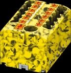 PHOE 3273372 - Verteilerblock PTFIX, 12x2,5, gelb-schwarz
