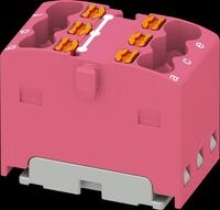 PHOE 3002787 - Verteilerblock PTFIX, 6X1,5, pink