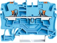 WAGO 2204-1204 - 2-Leiter-Durchgangsklemme, mit Dr&uuml;cker 4 mm&sup2;, blau