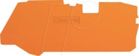 WAGO 2110-1292 - Abschluss- und Zwischenplatte, 1 mm, orange