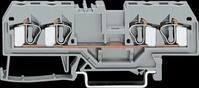 WAGO 281-652 - 4-Leiter-Durchgangsklemme, 4 mm&sup2;, grau