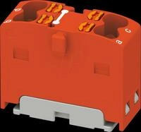 PHOE 1046611 - Verteilerblock PTFIX, 4x1,5, rot