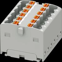 PHOE 3002799 - Verteilerblock PTFIX, 12x1,5, grau