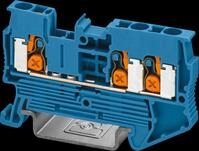 XT 2,5 TWIN BU - Durchgangsklemme, XT 2,5 TWIN - blau