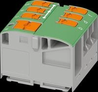 PHOE 1019587 - Verteilerblock - PTVFIX 6/6X2,5, gr&uuml;n
