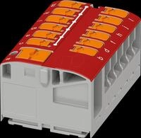 PHOE 1019610 - Verteilerblock - PTVFIX 6/12X2,5, rot
