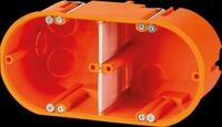 EL HW GD2 - HW-Ger&auml;tedose, massiv, 2-fach, orange
