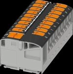 PHOE 1019651 - Verteilerblock - PTVFIX 6/18X2,5, schwarz