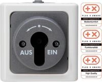 EL BE 561756017 - BLUE ELECTRIC - Geh&auml;use f&uuml;r Schl&uuml;ssel-Schalter, grau