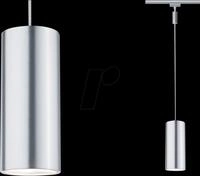 PLM 95177 - URail LED Pendel Barrel, 370 lm, 6 W, 2700 K, chrom/alu eloxiert