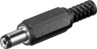 GOOBAY 11139 - Hohlstecker mit Knickschutz, &Oslash; au&szlig;en: 5,5 mm, &Oslash; innen 1,7 mm