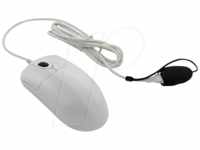 SILVER STORM WS - Maus (Mouse), Kabel, USB, IP68, desinfizierbar, weiß