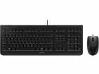 CHERRY JD-0800EU - Tastatur-/Maus-Kombination, USB, schwarz, Layout: US