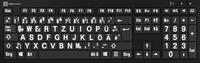 LKB-LPWBBJPUDE - Tastatur, USB, mit gro&szlig;er Beschriftung, mit Tastaturlampe