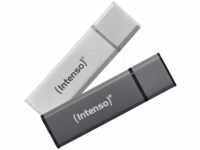 INTENSO 3521492 - USB-Stick, USB 2.0, 64 GB, Alu Line silber