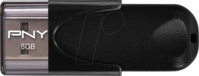 FD8GBATT4 - USB-Stick, USB 2.0, Attach&eacute; 4, 8 GB