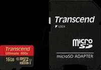 TS16GUSDHC10U1 - MicroSDHC-Speicherkarte 16GB, Transcend Class 10 UHS-I