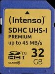 INTENSO 3421480 - SDHC-Speicherkarte 32GB, Intenso Class 10 - UHS-1