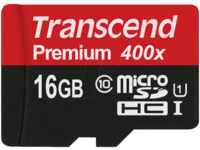 TS16GUSDCU1 - MicroSDHC-Speicherkarte 16GB, Transcend Class 10 UHS-I