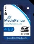 MR 961 - SDHC-Speicherkarte 4GB, MediaRange Class 10