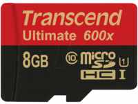 TS8GUSDHC10U1 - MicroSDHC-Speicherkarte 8GB, Transcend Class 10 UHS-I
