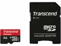 TS8GUSDU1 - MicroSDHC-Speicherkarte 8GB, Transcend Class 10 UHS-I