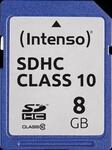 INTENSO 3411460 - SDHC-Speicherkarte 8GB, Intenso Class 10