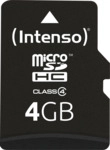 INTENSO MSDHC4G - MicroSDHC-Speicherkarte 4GB, Intenso