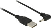 DELOCK 83577 - USB Konverter, A Stecker auf Hohlstecker 3,5 x 1,35 mm