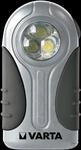 VARTA LSL 3AAA - LED-Taschenlampe Silver Light, 28 lm, silber / schwarz, 3x AAA