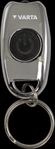 VAR LED MKCL - LED-Taschenlampe Metal KeyChain Light, 15 lm, silber, 2x CR2016