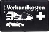 SNG 3004002 - KFZ-Verbandkasten KU mit F&uuml;llung, DIN 13164, schwarz