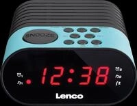 LENCO CR-07BL - UKW Radiowecker, LED-Display, blau