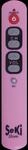 SEKI SLIM RS - lernf&auml;hige Universalfernbedienung, rosa