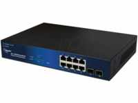 ALLNET ALL8310PM - Switch, 10-Port, Gigabit Ethernet, PoE+, SFP