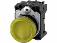 ACT02 6AA30-1AA0 - Leuchtmelder, 22 mm, rund, Kunststoff, gelb, Komplett, 24 V