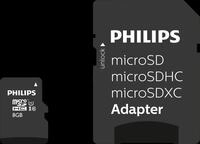 PHI FM08MP45B - microSDHC-Card 8GB Class 10 incl. Adapter UHS-I U1