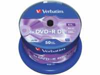 VERBATIM 43758 - DVD+R 8,5 GB Double Layer, 50er Pack Spindel